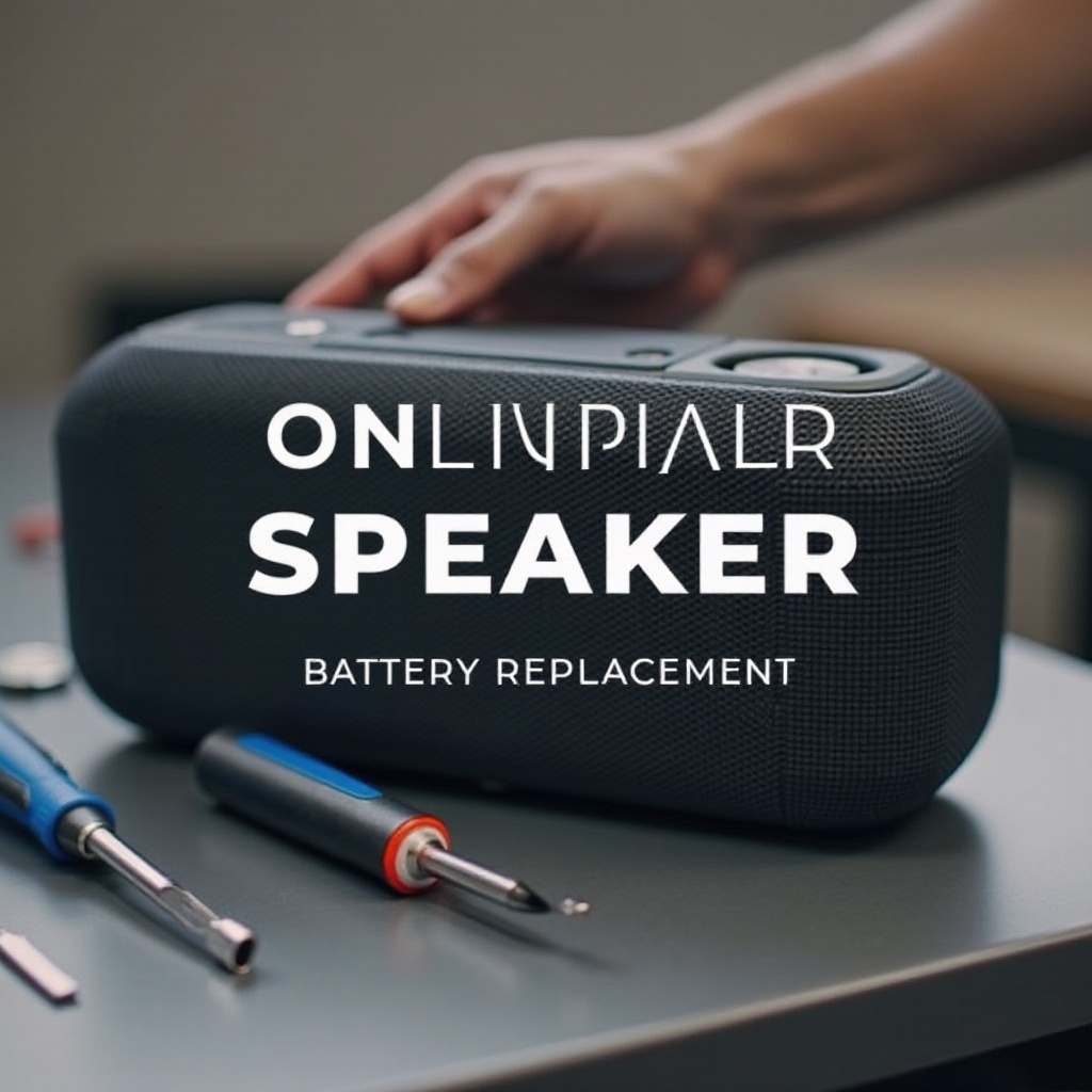 onn party speaker battery replacement