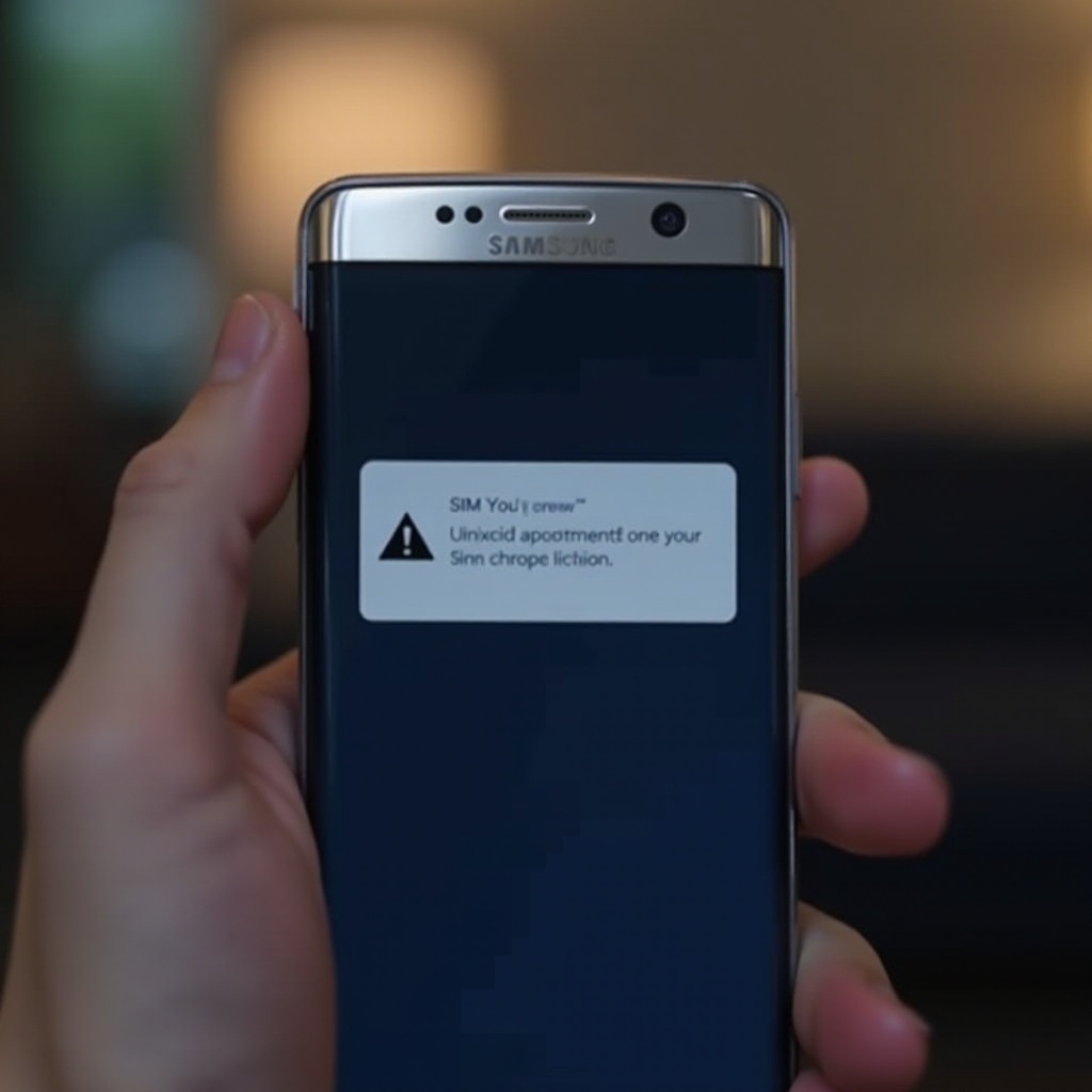 karta SIM 1 nie jest skonfigurowana samsung