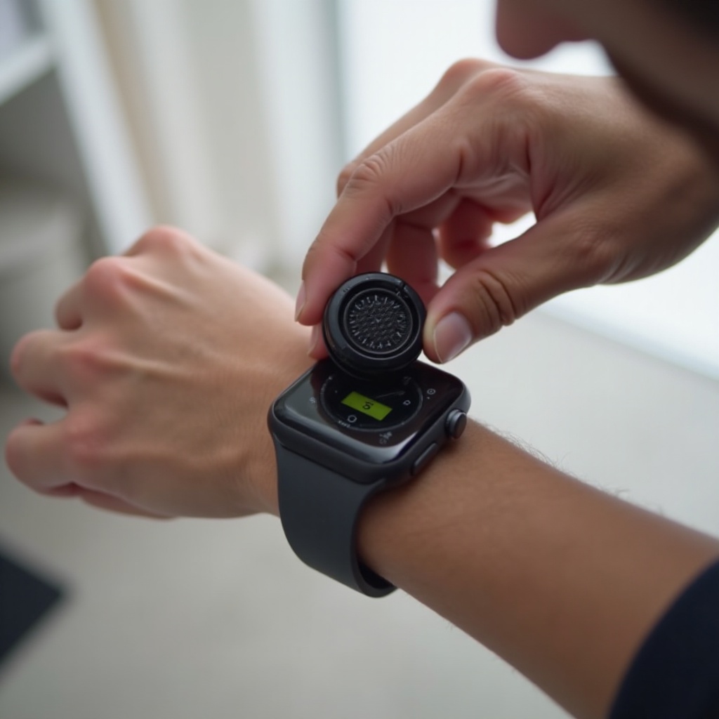 how to open smart watch for charging