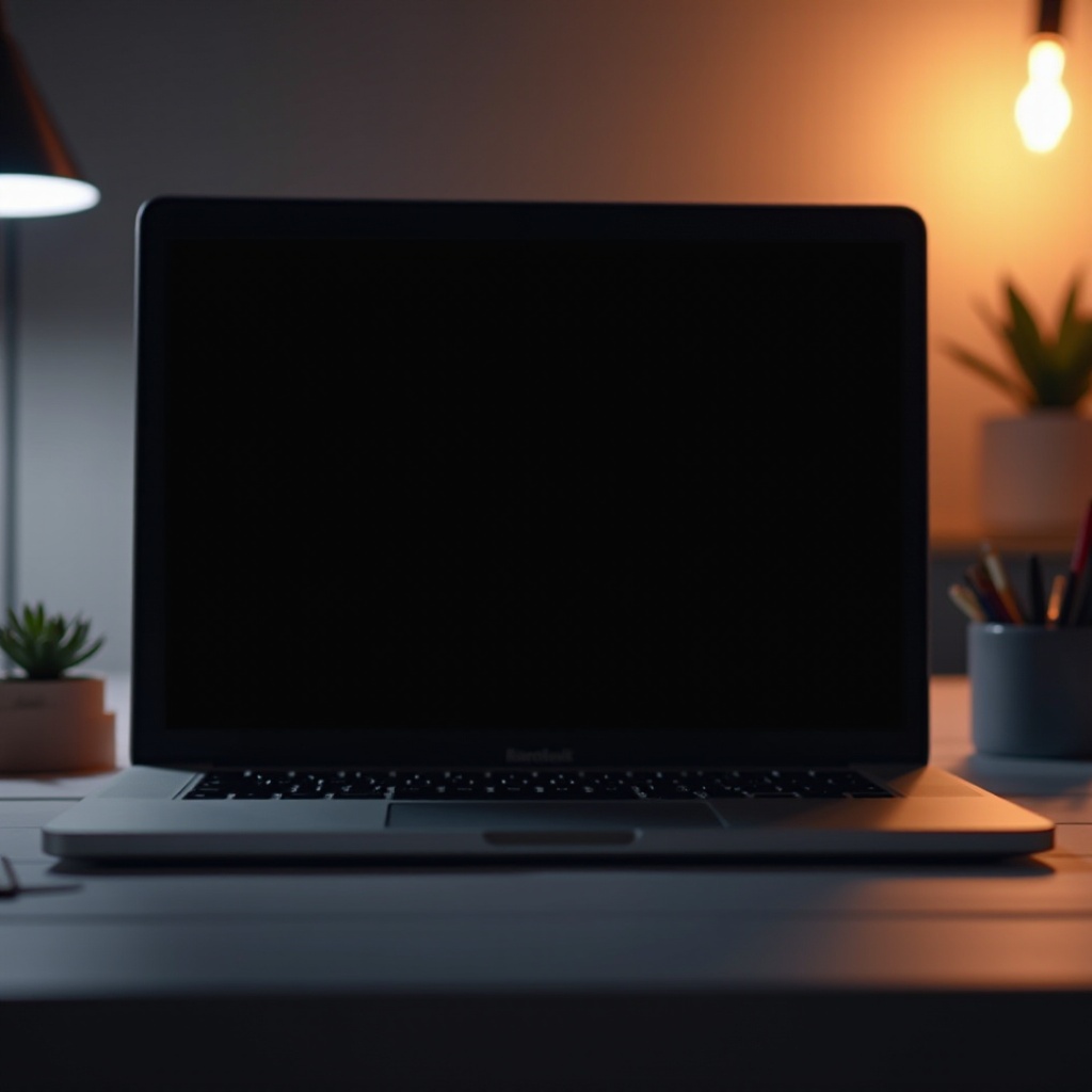 macbook pro стартира с черен екран