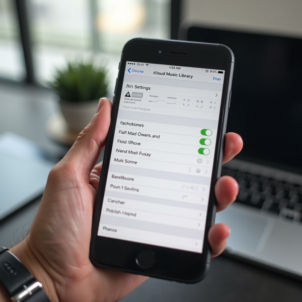 jak wyłączyć bibliotekę muzyczną iCloud