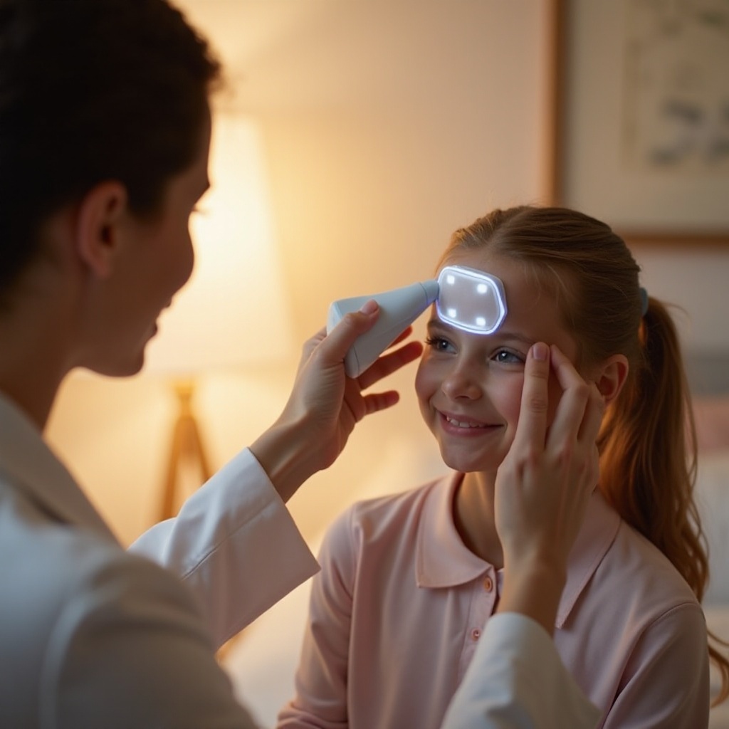 как использовать сканер Exergen Temporal