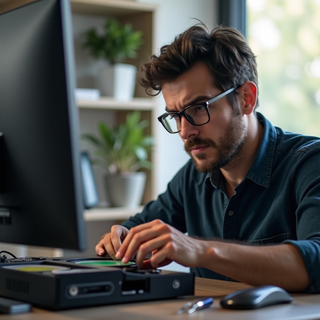 szuflada na płyty Xbox 360 zablokowana