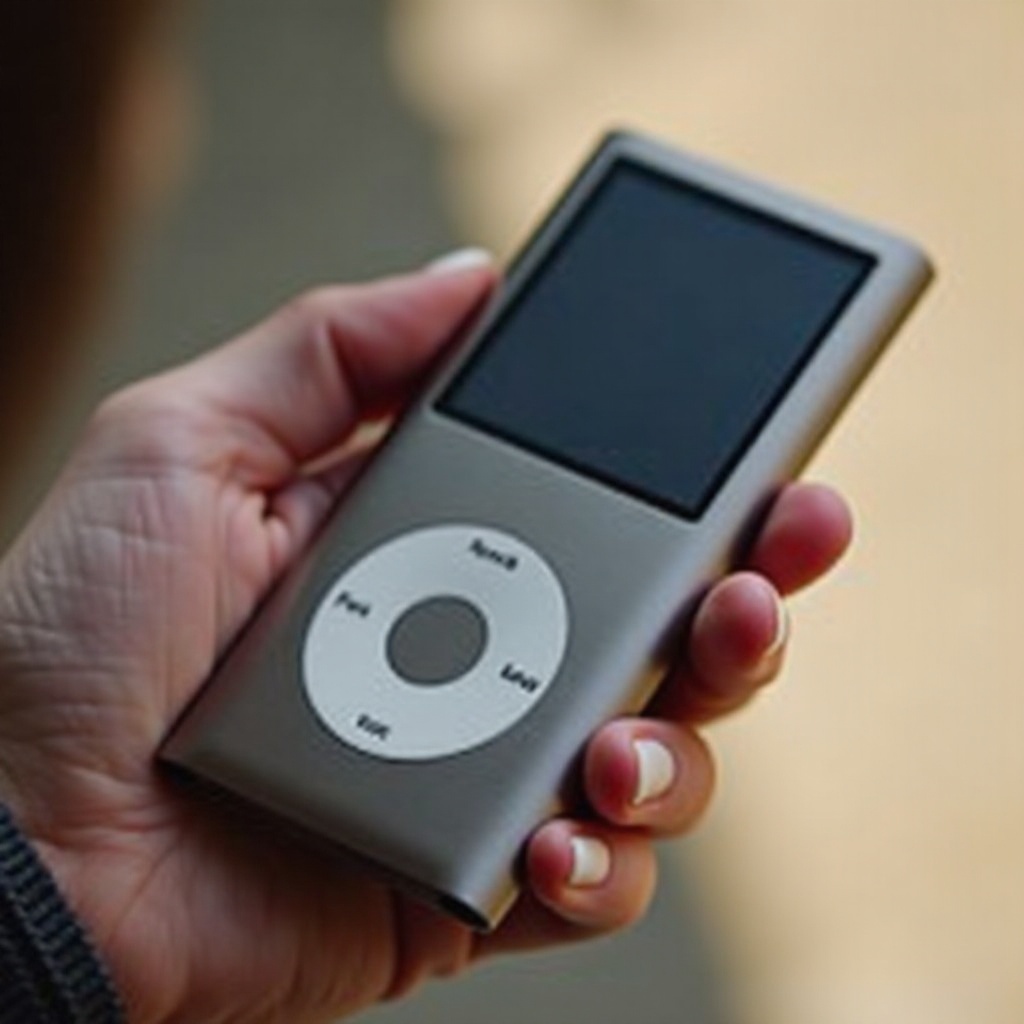 كيفية إغلاق ipod nano