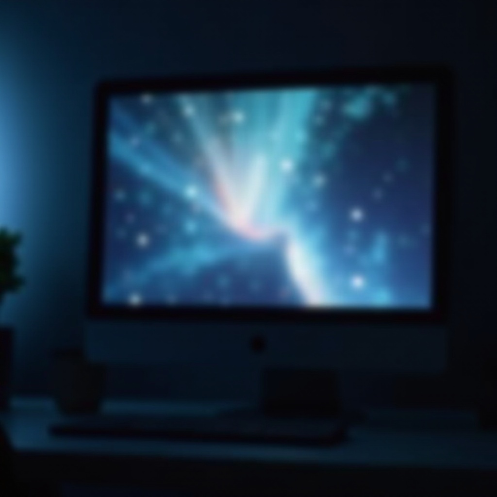 цурење светла на монитору