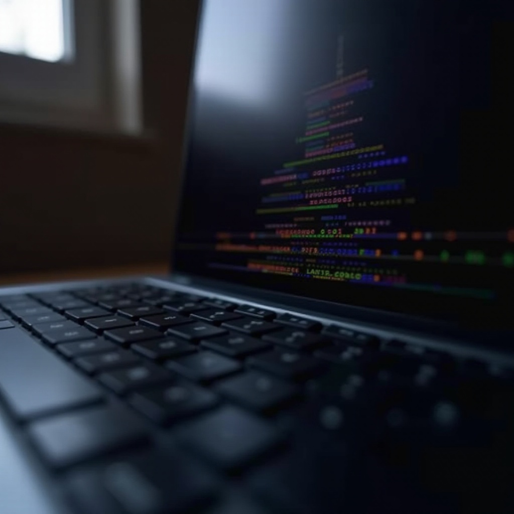 линија мртвих пиксела на лаптопу