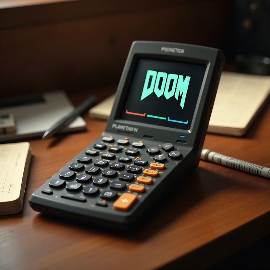 како играти doom на калкулатору