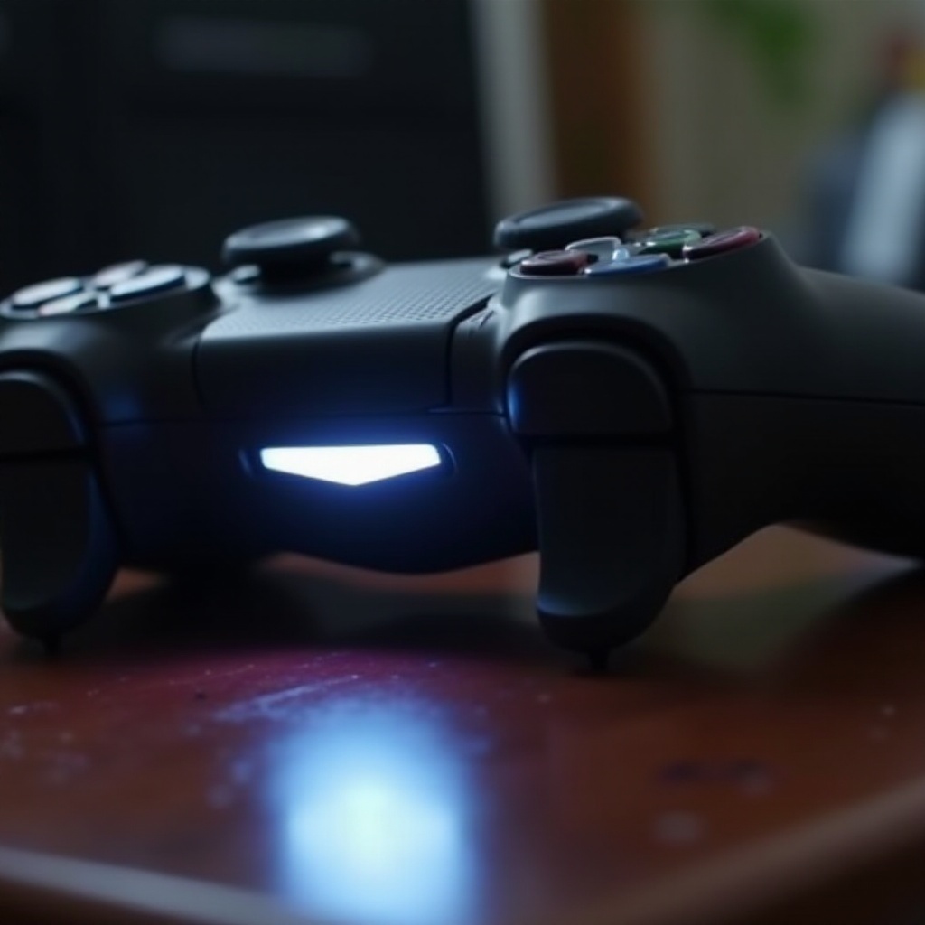 ovladač PS4 bliká bíle