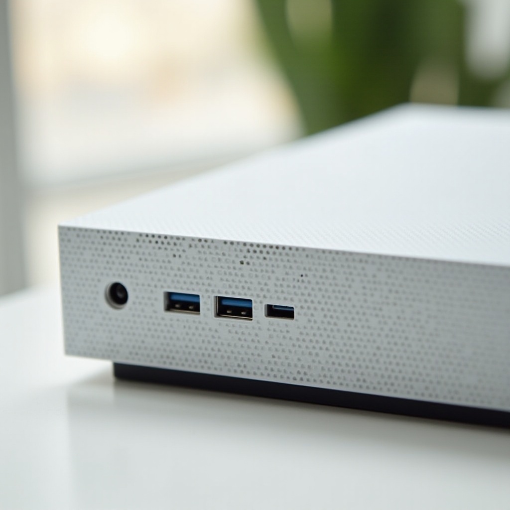 كم عدد منافذ usb في xbox series s