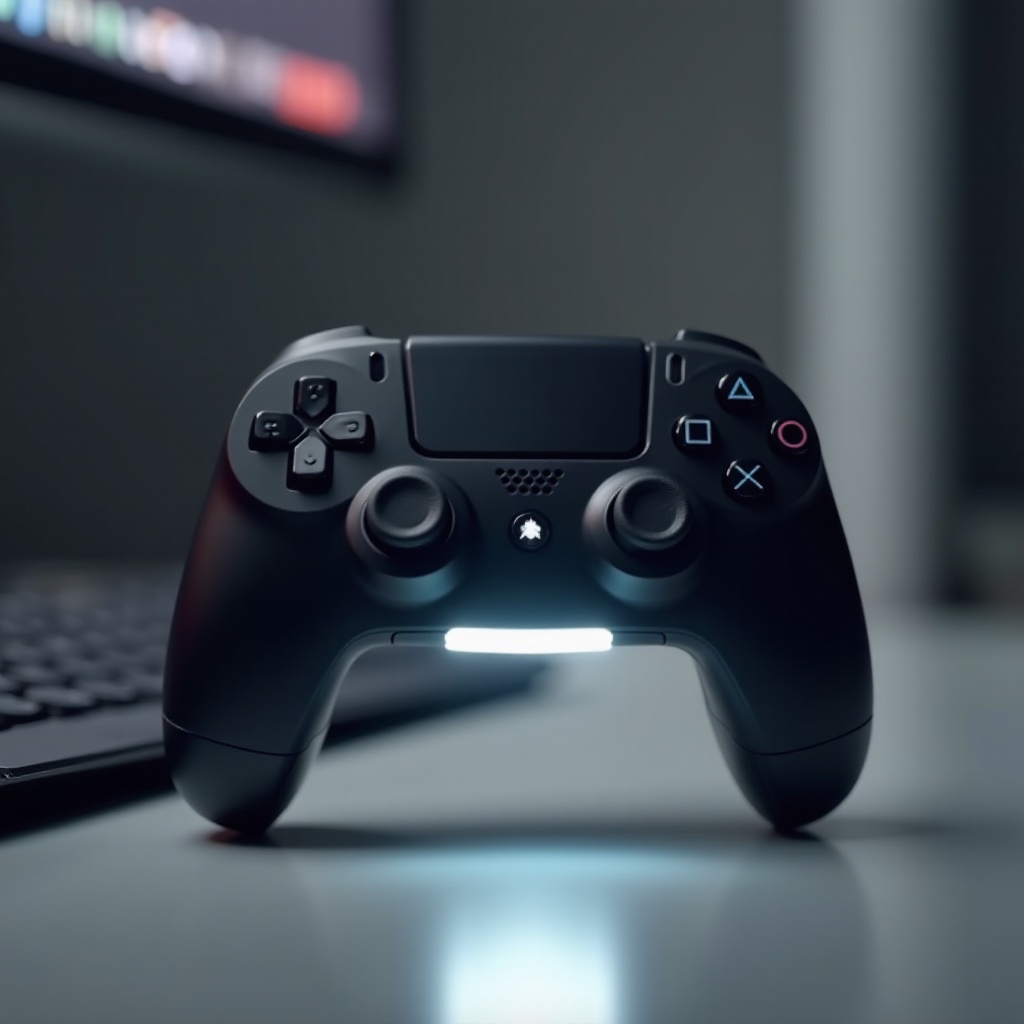 ps4 controller blinks white