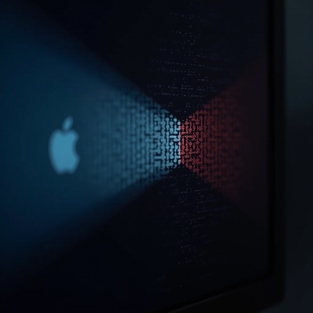 sângerare de ecran pe monitor