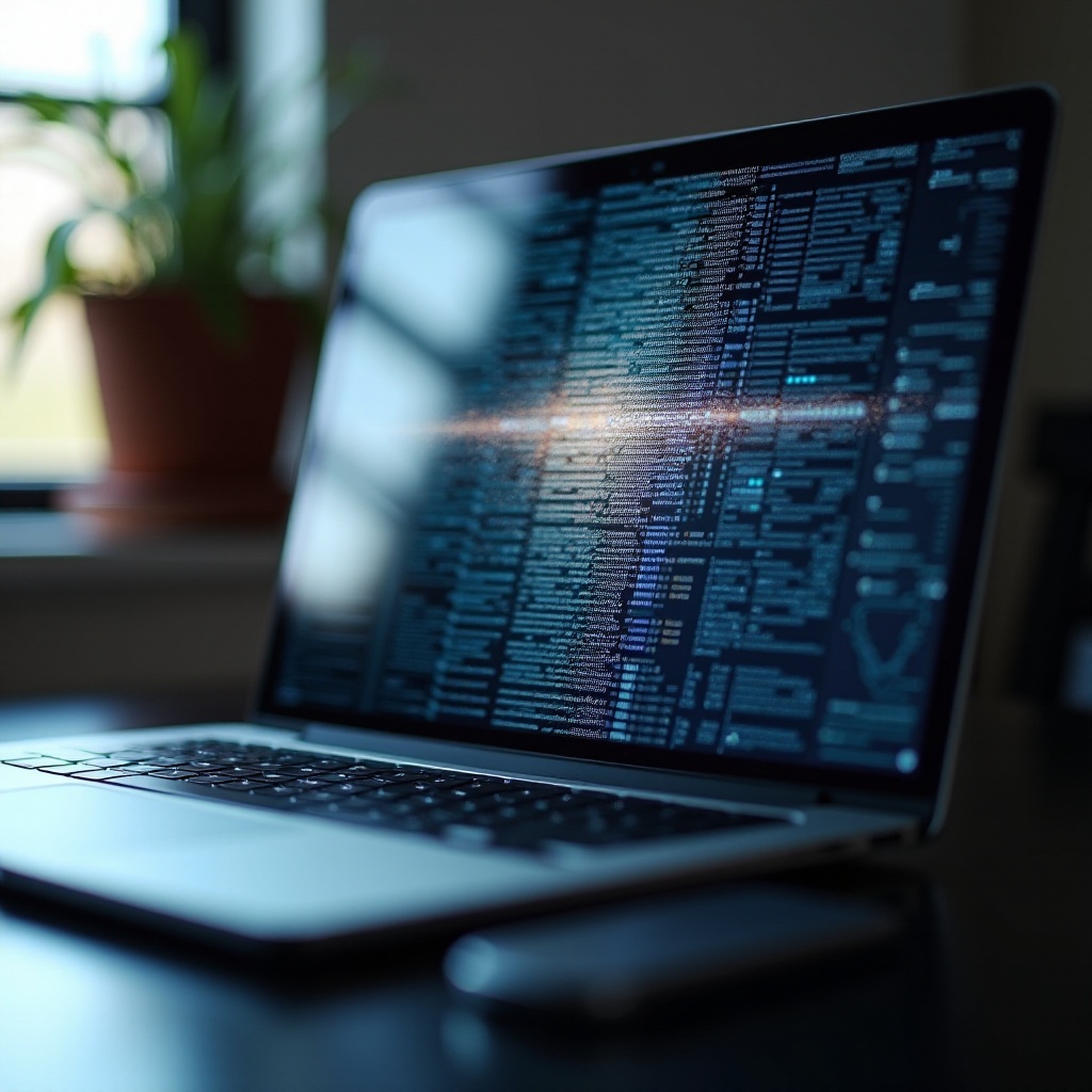 линия мертвых пикселей на ноутбуке