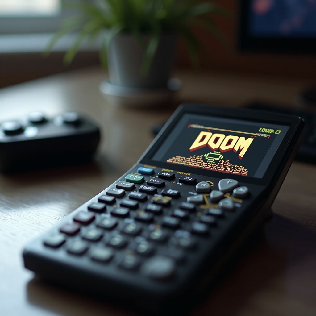 كيفية لعب doom على الآلة الحاسبة