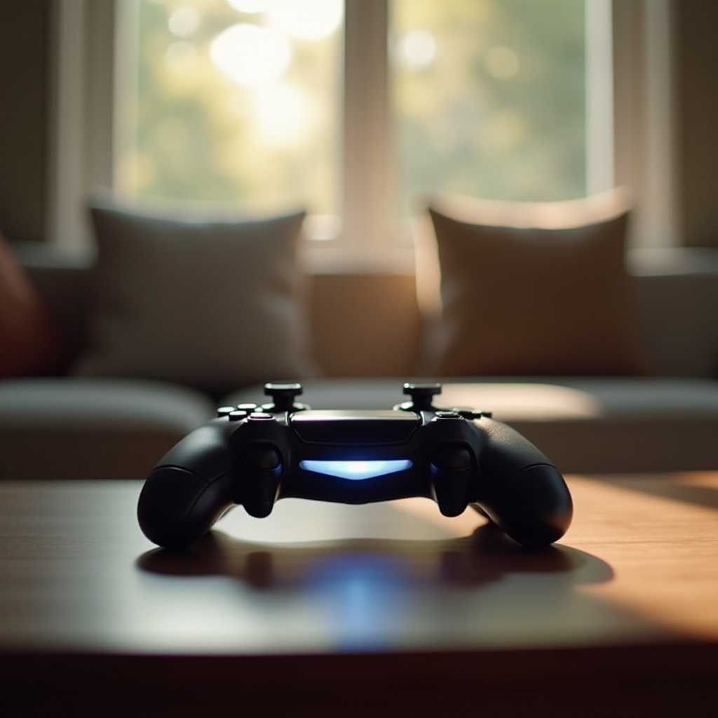 контроллер PS4 мигает белым