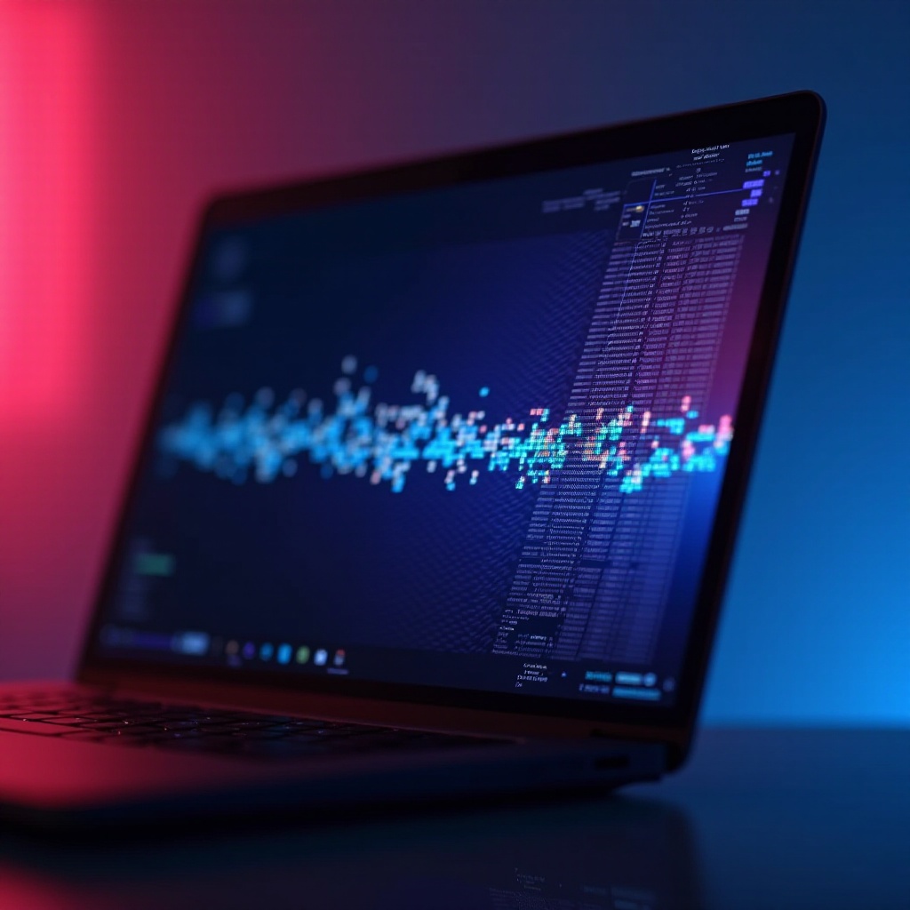 линия от мъртви пиксели на лаптоп