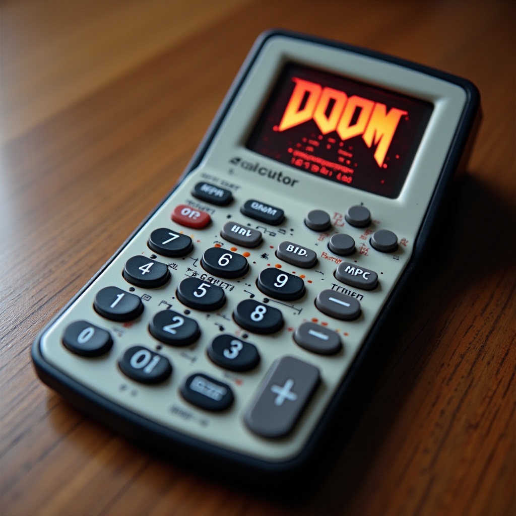 как играть в doom на калькуляторе