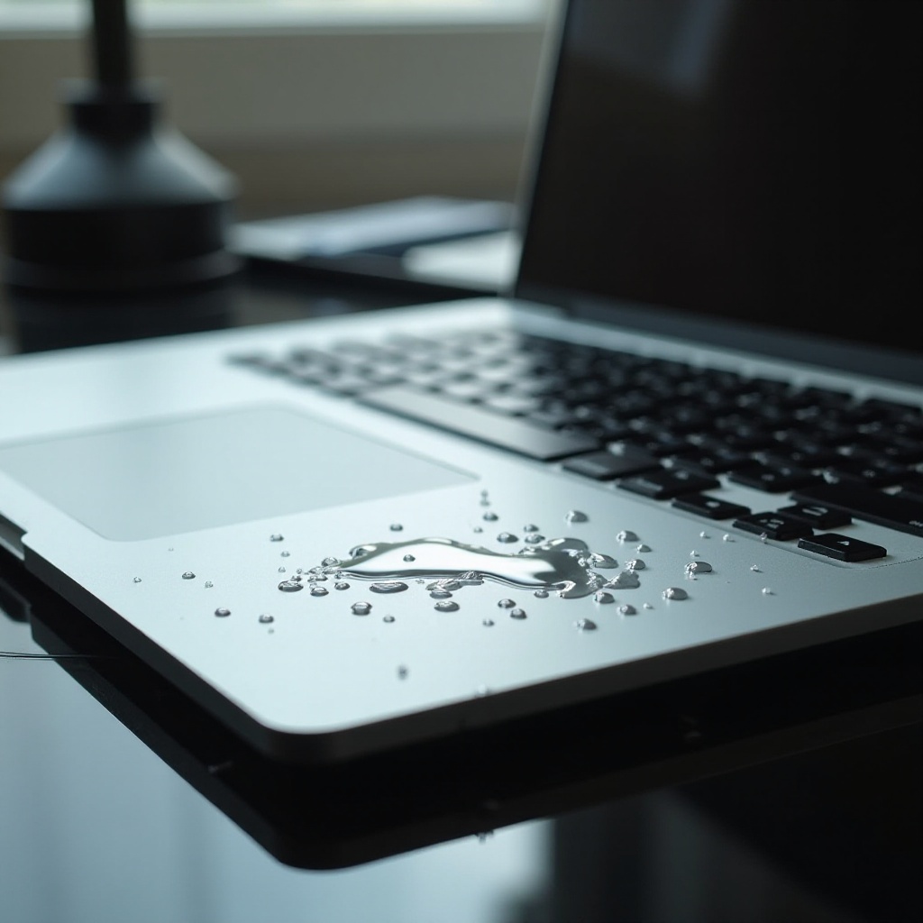 poškození vodou MacBook Pro