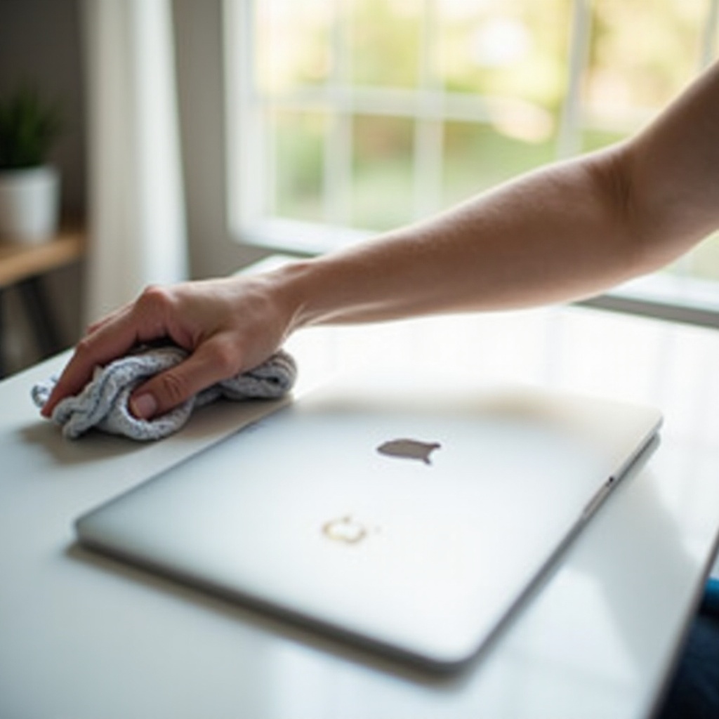 петна на екрана на MacBook